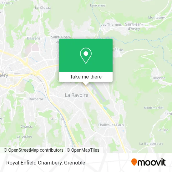 Royal Enfield Chambery map