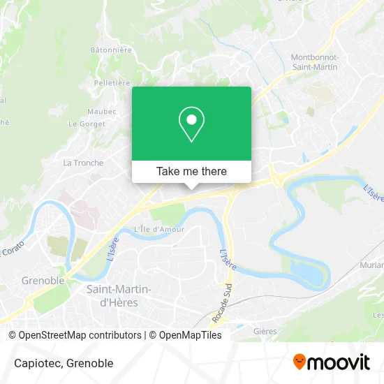 Capiotec map