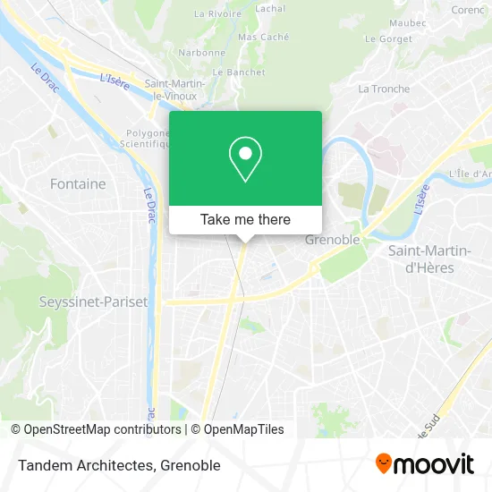 Tandem Architectes map
