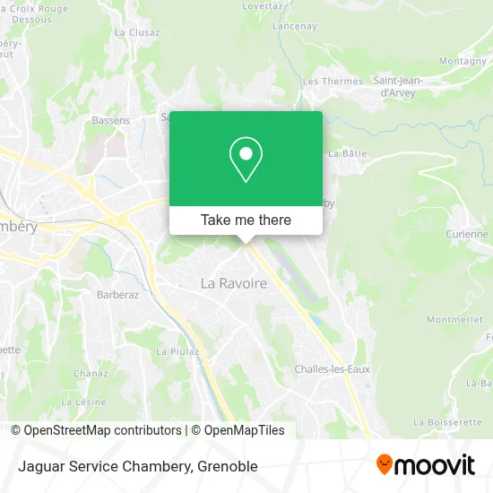 Jaguar Service Chambery map