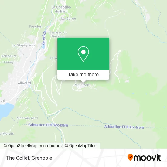 Le Collet map