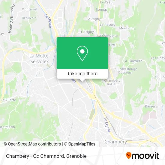 Chambery - Cc Chamnord map