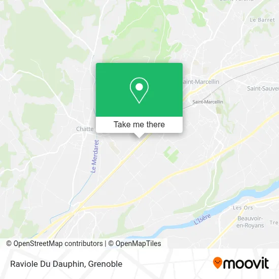 Raviole Du Dauphin map