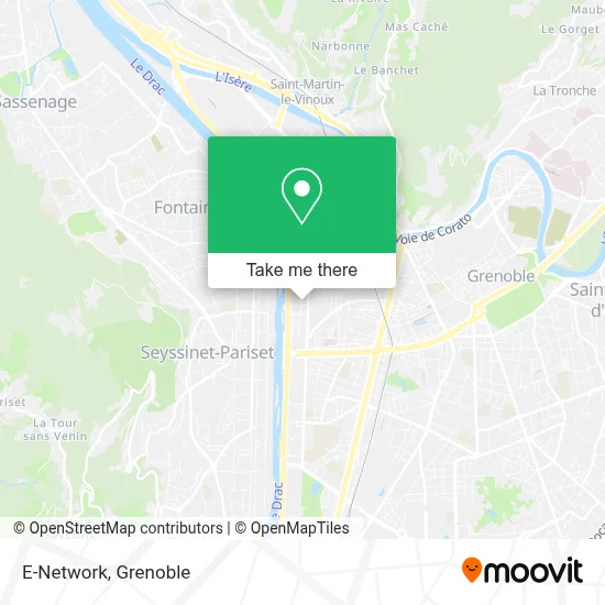 E-Network map
