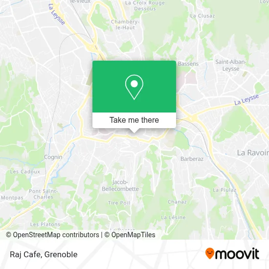 Raj Cafe map