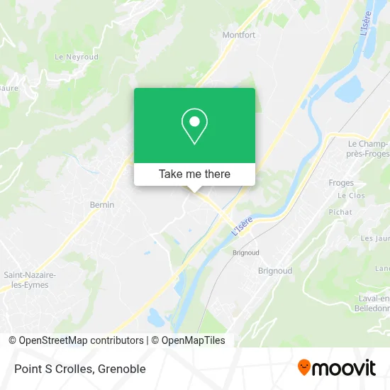 Point S Crolles map