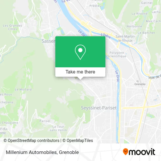 Millenium Automobiles map
