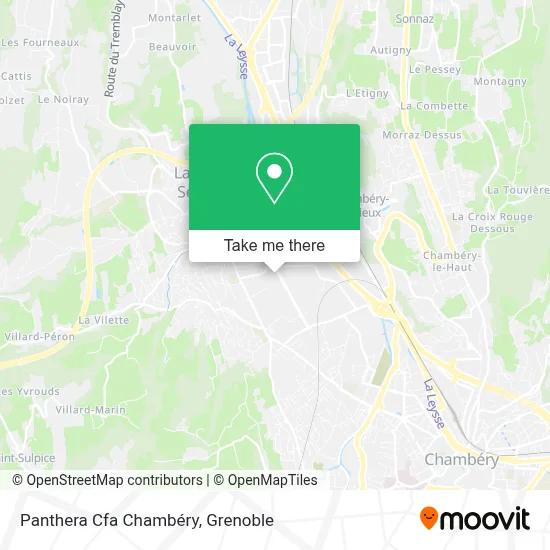 Panthera Cfa Chambéry map