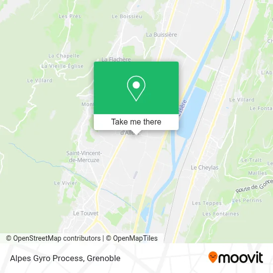 Alpes Gyro Process map