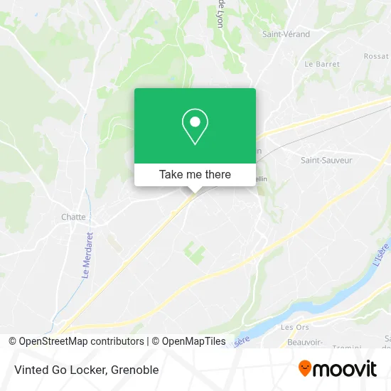 Vinted Go Locker map
