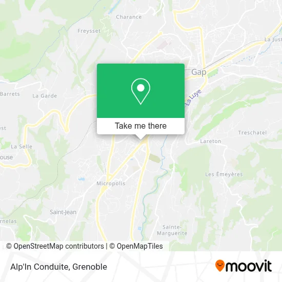 Alp'In Conduite map