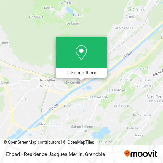 Ehpad - Residence Jacques Merlin map