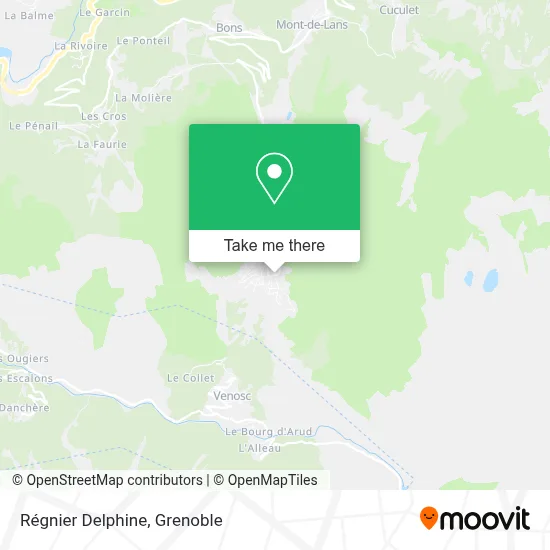 Régnier Delphine map