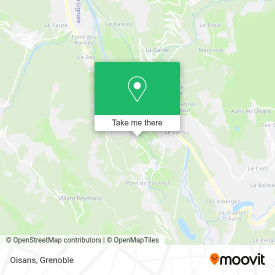Oisans map