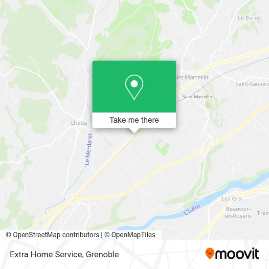 Extra Home Service map
