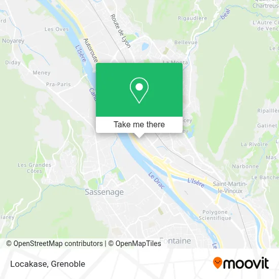 Locakase map