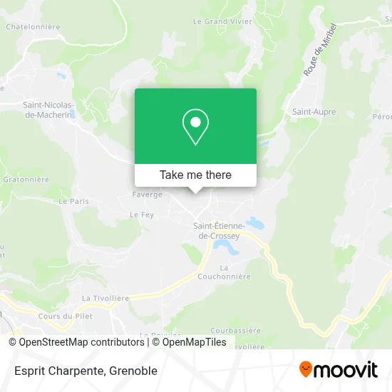 Esprit Charpente map