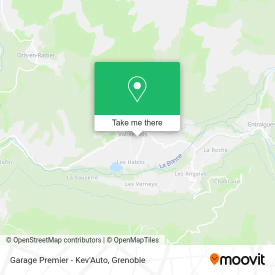 Garage Premier - Kev'Auto map