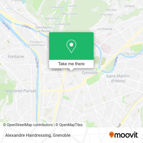 Alexandre Coiffure map