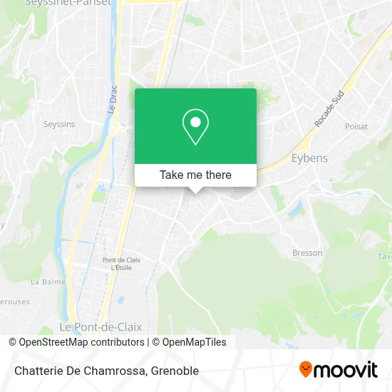 Chatterie De Chamrossa map