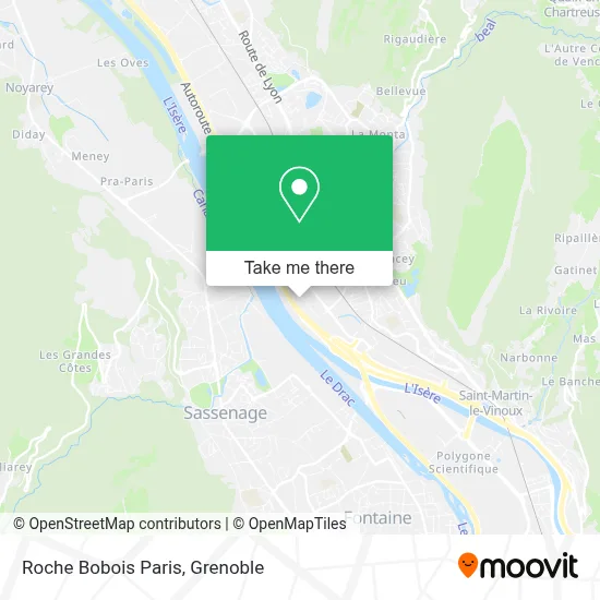 Roche Bobois Paris map