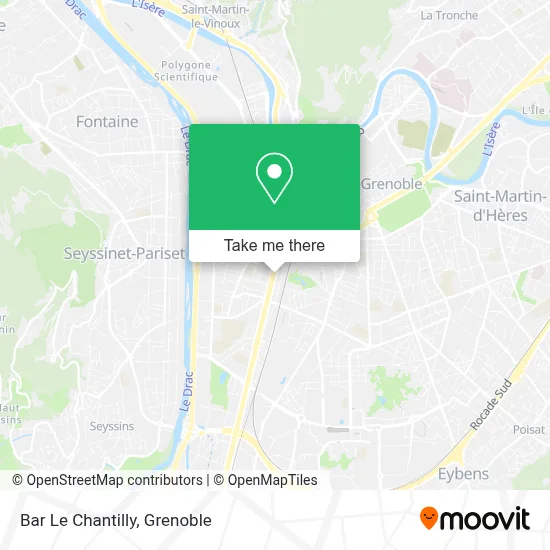 Bar Le Chantilly map