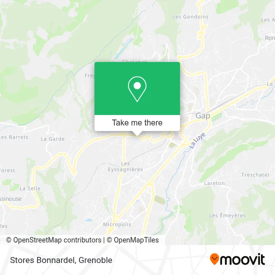 Stores Bonnardel map