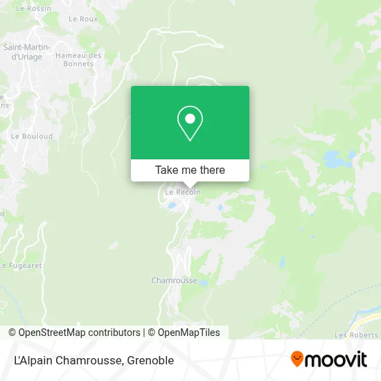 L'Alpain Chamrousse map