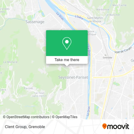Clent Group map