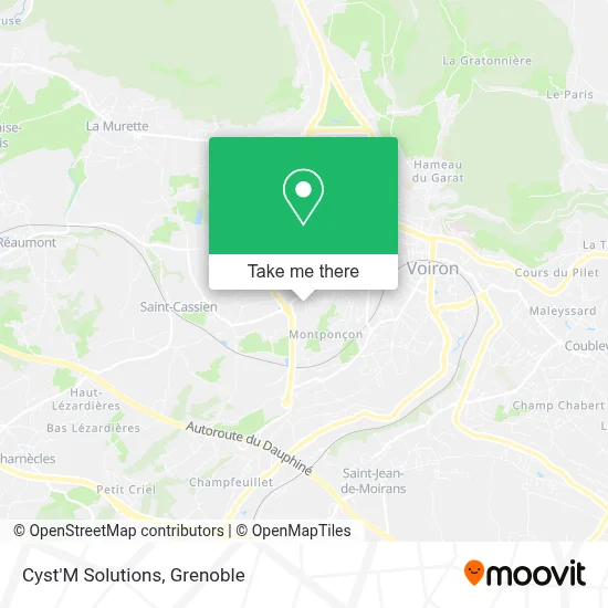 Cyst'M Solutions map