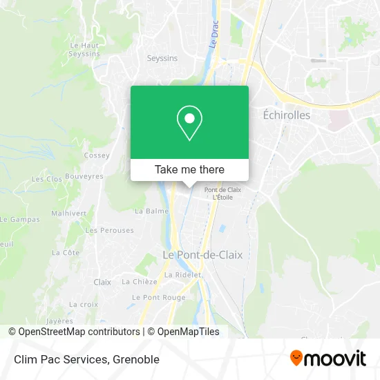 Clim Pac Services map