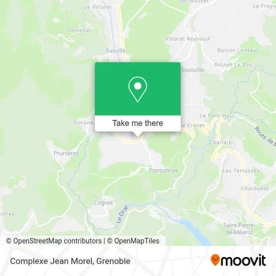 Complexe Jean Morel map