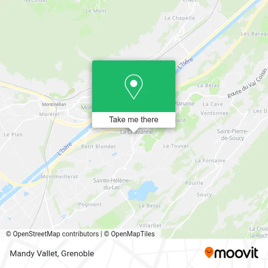 Mandy Vallet map