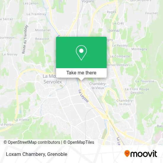 Loxam Chambery map