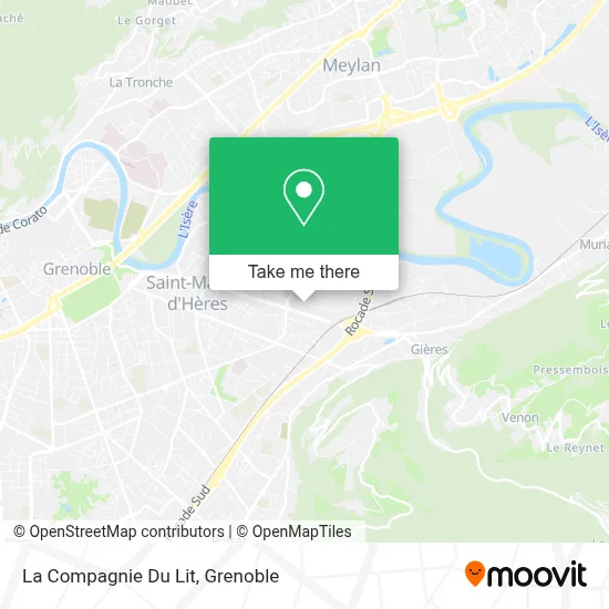 La Compagnie Du Lit map