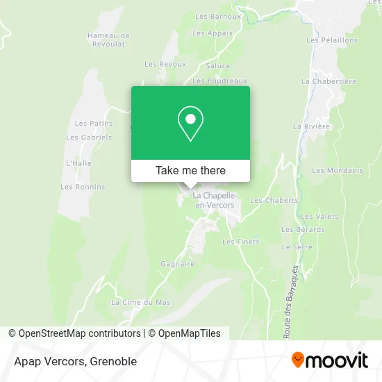 Apap Vercors map