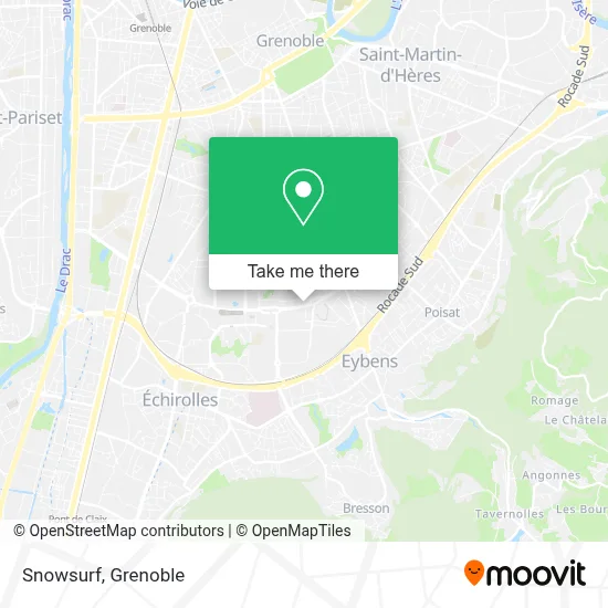Snowsurf map