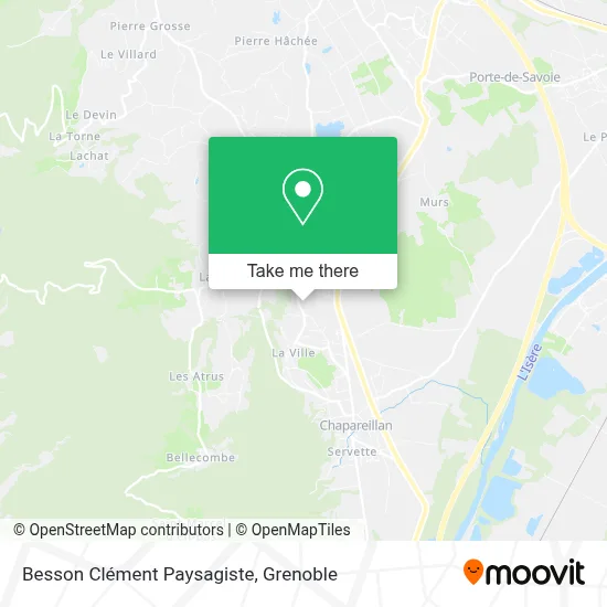 Besson Clément Paysagiste map