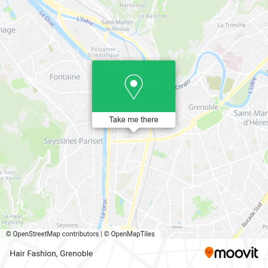 Mode Coiffure map