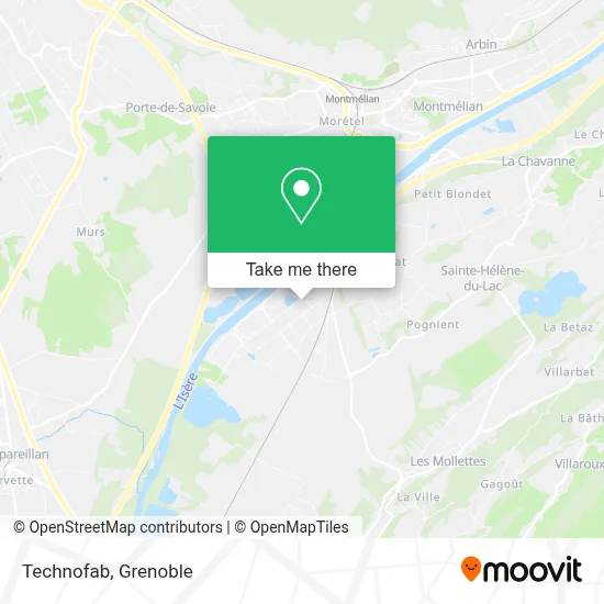 Technofab map