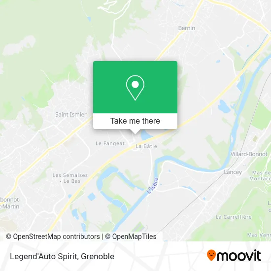 Legend'Auto Spirit map