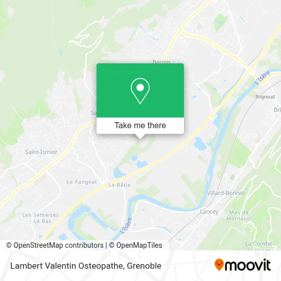 Lambert Valentin Osteopathe map