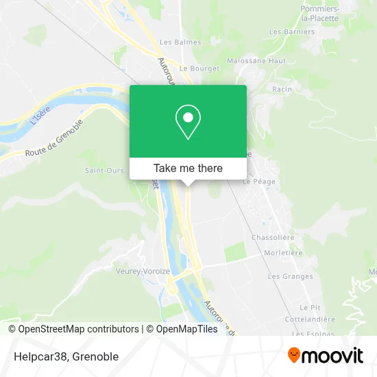 Helpcar38 map
