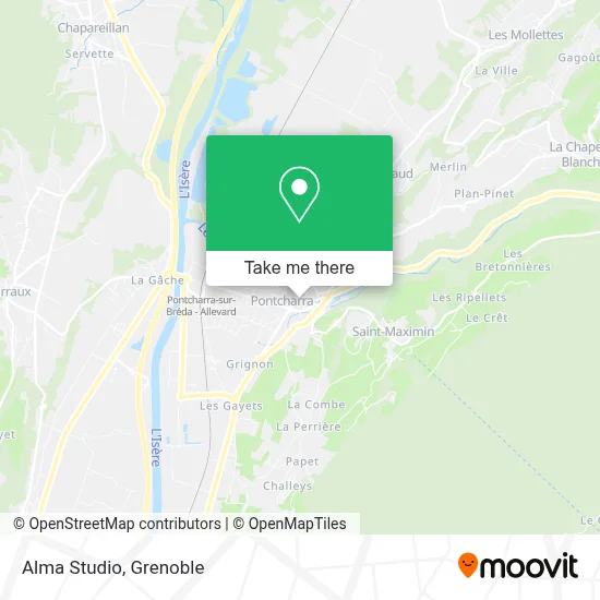 Alma Studio map