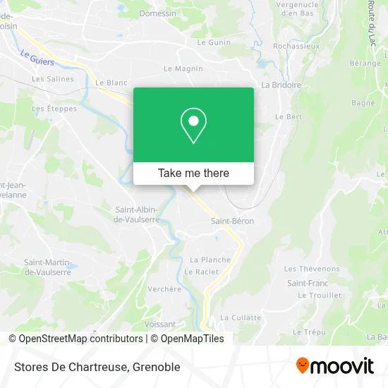 Stores De Chartreuse map