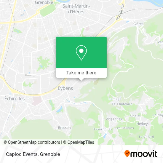 Caploc Events map