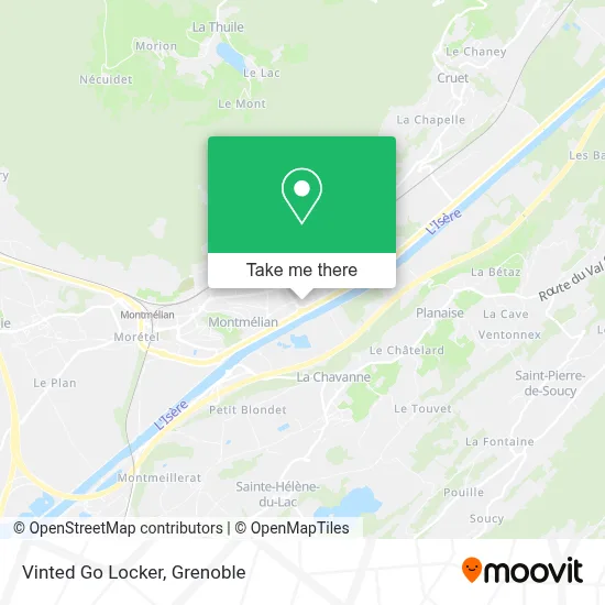 Vinted Go Locker map