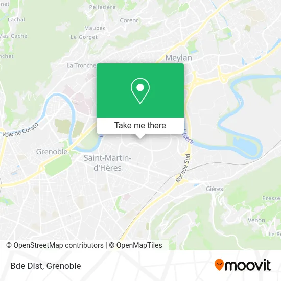 Bde Dlst map