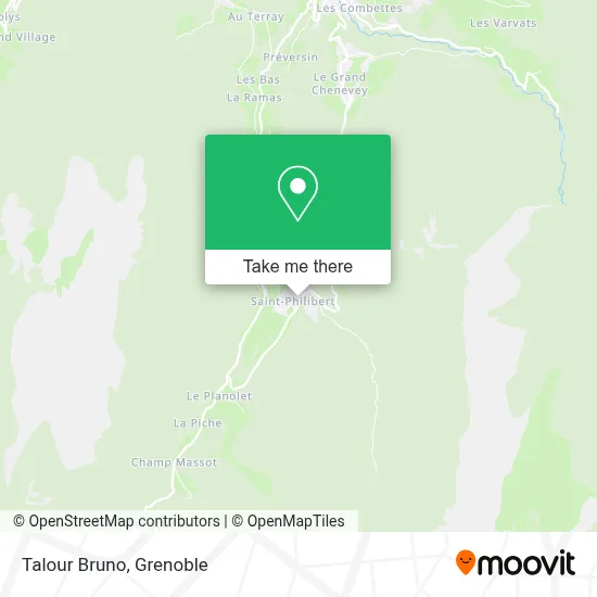 Talour Bruno map