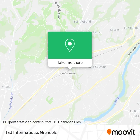 Tad Informatique map